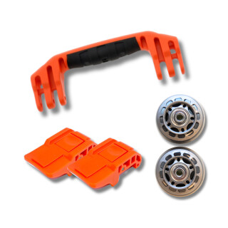 Peli Air 1535 Ersatzgriff und Verschlüsse, Orange (Set mit 1 Griff und 2 Verschlüssen)