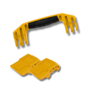 Peli Air 1535 Ersatzgriff und Verschlüsse, Gelb (Set mit 1 Griff und 2 Verschlüssen)