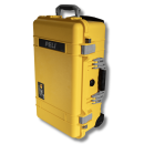 Peli Case 1510, Gelb mit silbernen Griffen und...