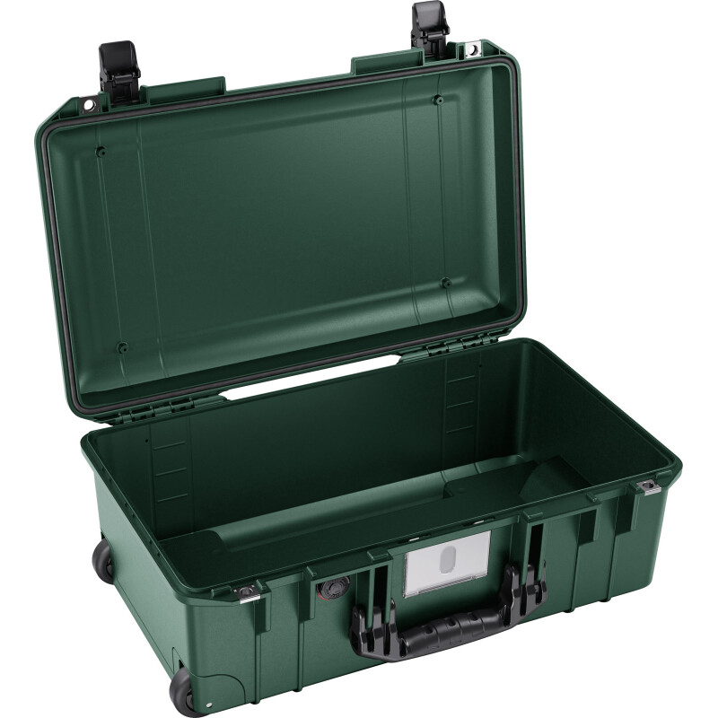 Valise à roulettes Peli Air 1535 sans mousse, vert chasseur