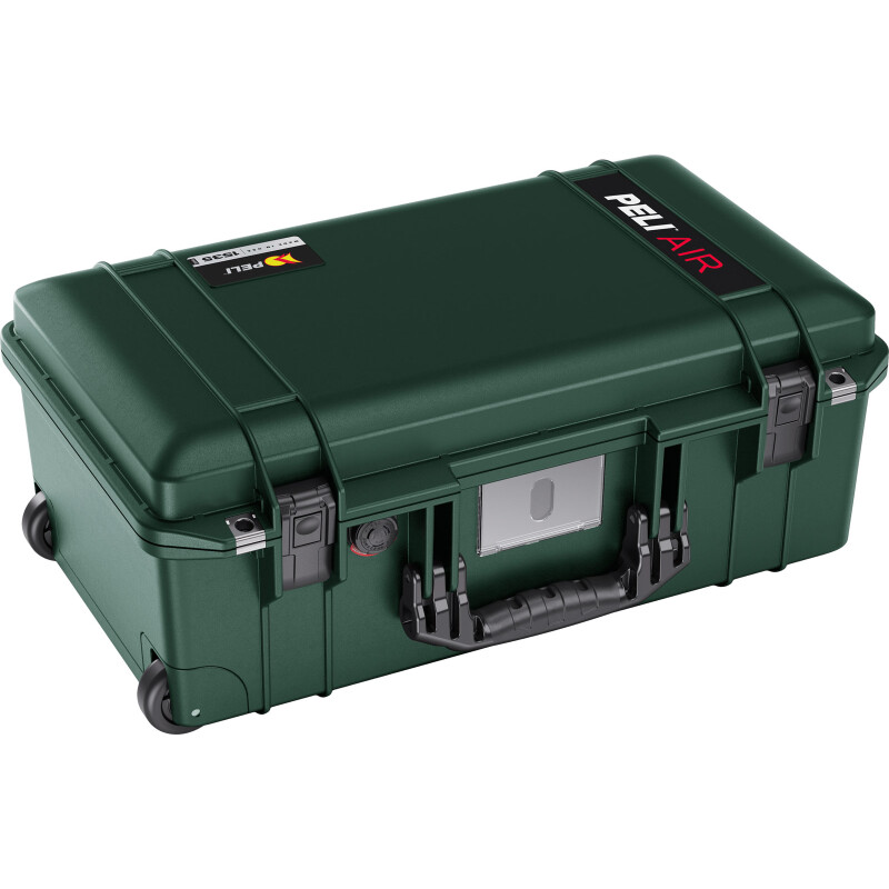 Valise à roulettes Peli Air 1535 sans mousse, vert chasseur