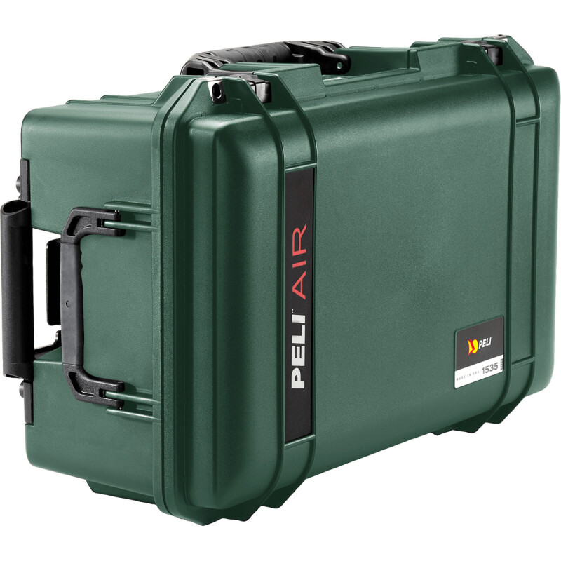 Valise à roulettes Peli Air 1535 sans mousse, vert chasseur