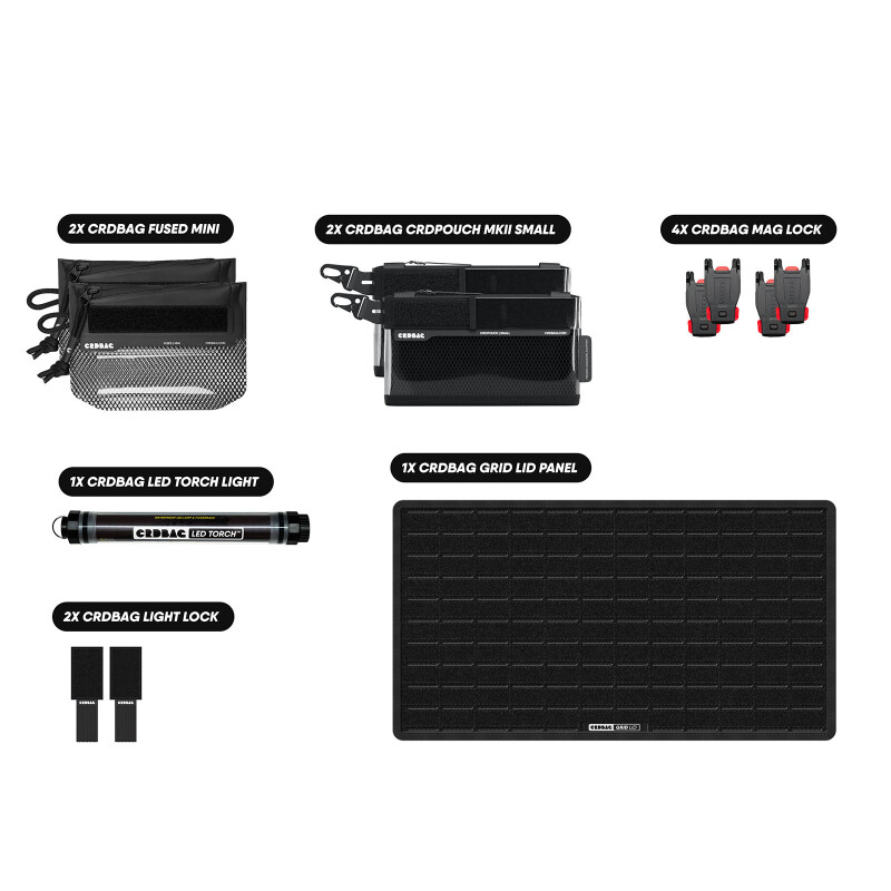 CRDBAG Grid-Lid Deckel-Organizer, Bundle