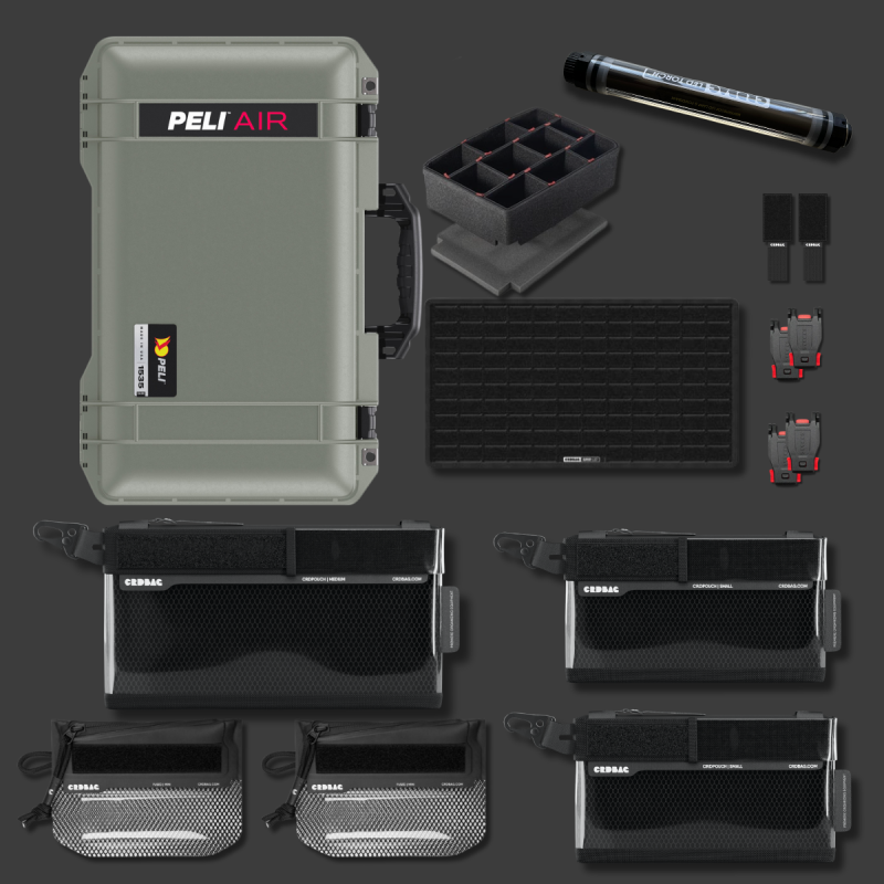 Peli Air 1535 mit CRD Adventure Organizing Kit I Desert Sage