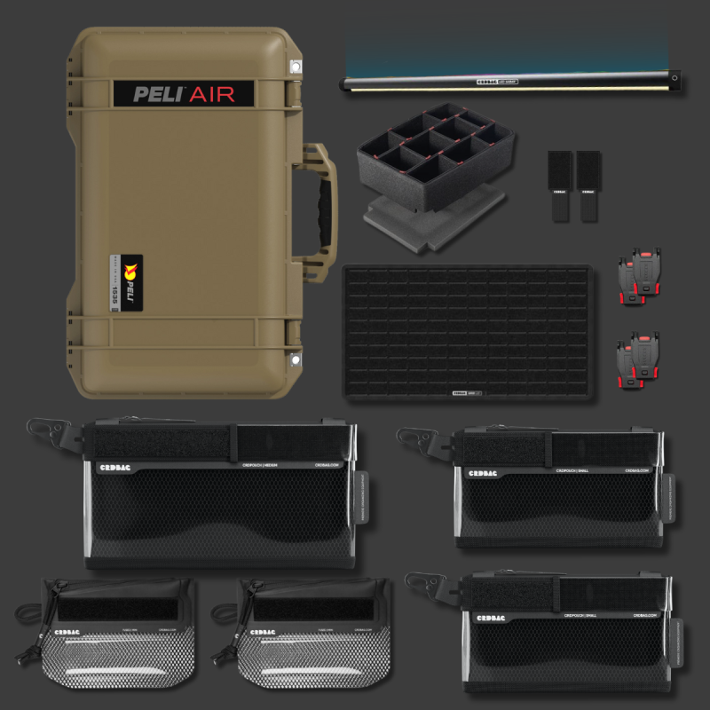 Peli Air 1535 mit CRD Adventure Organizing Kit II OCP Tan 499