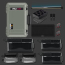 Peli Air 1535 mit CRD Adventure Organizing Kit II Desert...