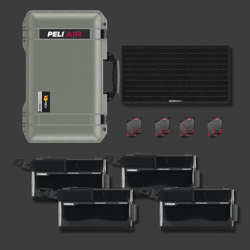 Peli Air 1535 mit CRD Adventure Organizing Kit III Desert Sage