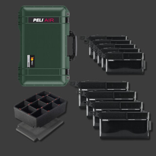Peli Air 1535 mit CRD Adventure Organizing Kit IV Hunter Green