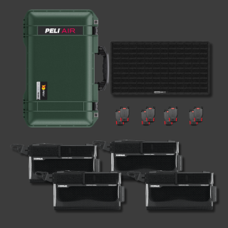 Peli Air 1535 mit CRD Adventure Organizing Kit III Hunter Green