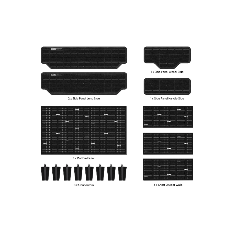 CRDBAG Grid-Divide Trennwandsystem, Universal Kit