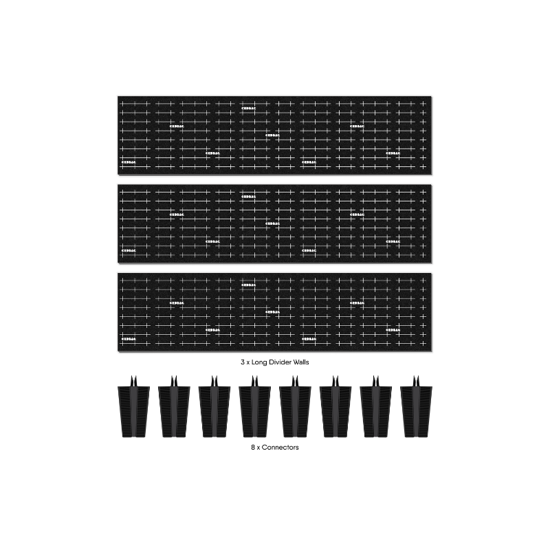 CRDBAG Grid-Divide Trennwandsystem, Erweiterung Lang