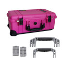 Peli Case 1510, Pink mit silbernen Griffen und...