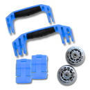 Peli 1510 Ersatzgriffe und Verschlüsse, Blau (Set...