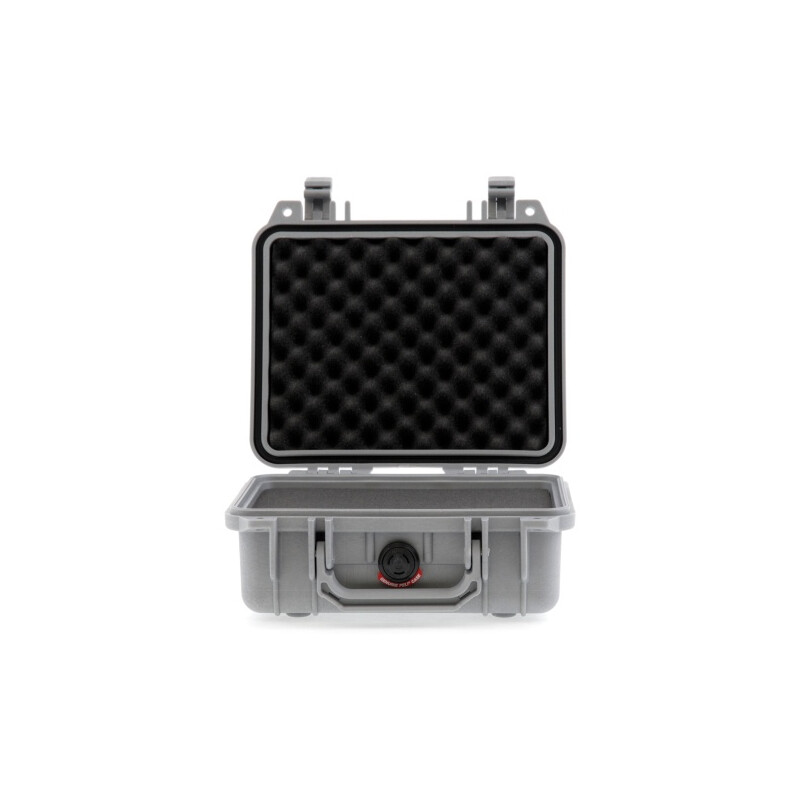 Peli Case 1200 mit Schaum, silber