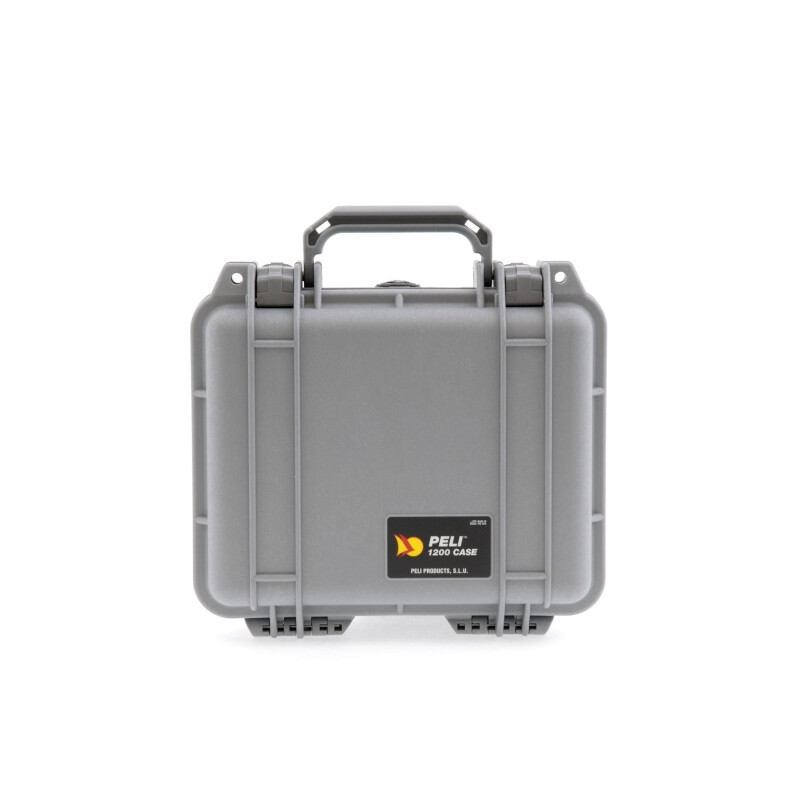 Peli Case 1200 zonder schuim, zilver