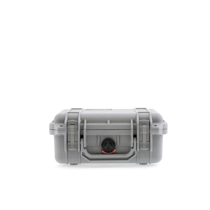 Peli Case 1200 zonder schuim, zilver