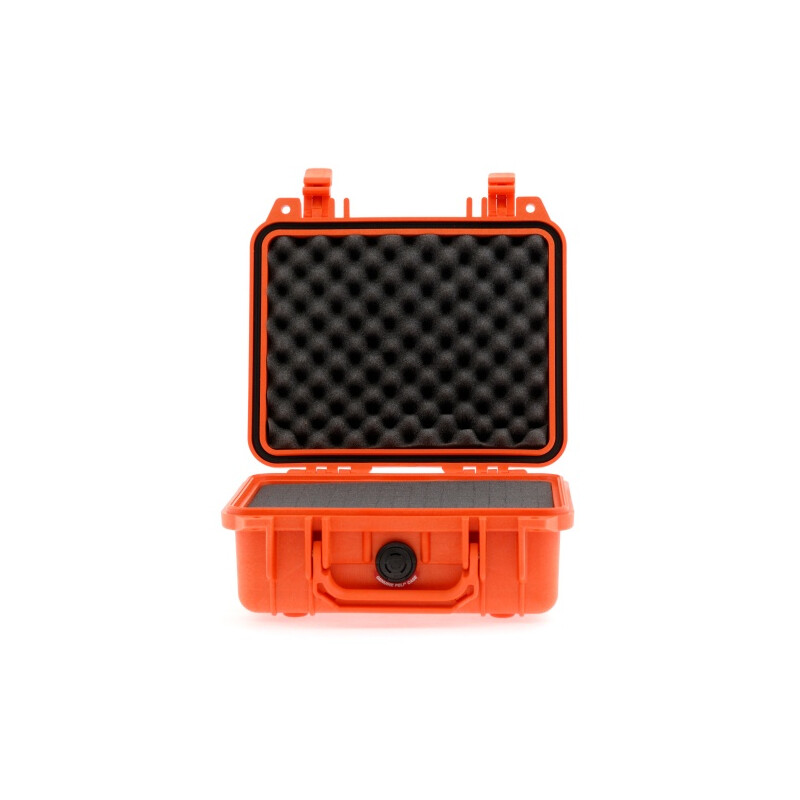 Peli Case 1200 avec mousse, orange