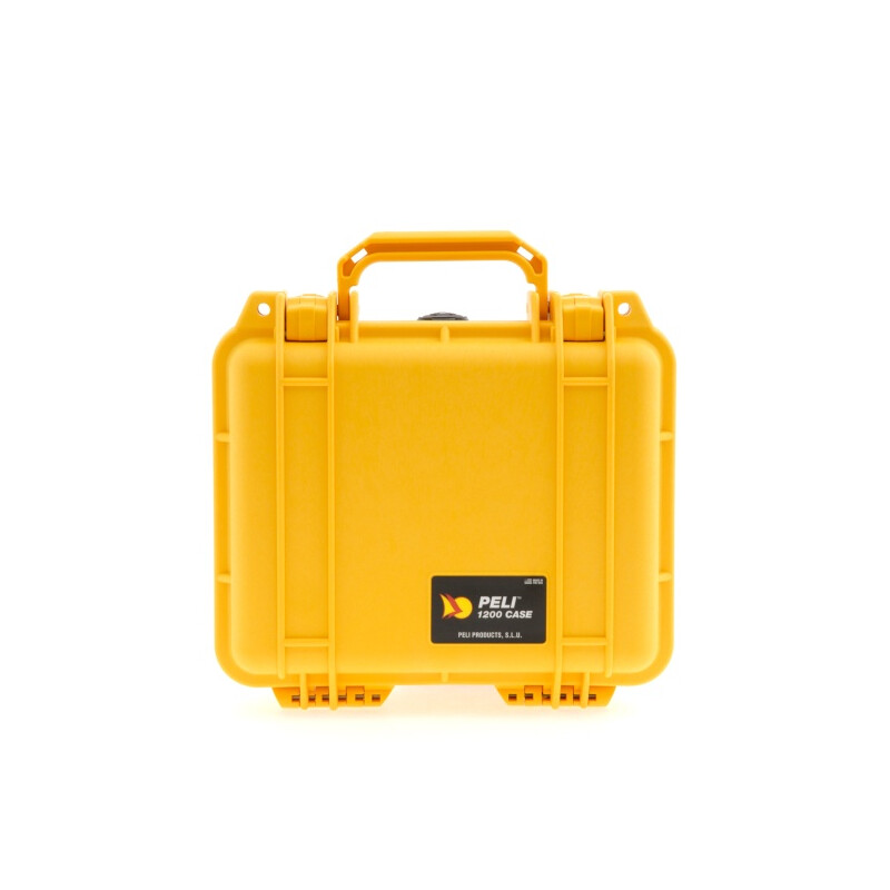 Peli koffer 1200 met schuim, geel