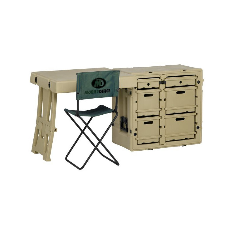 Hardigg Military Schreibtisch olive, Linksausführung