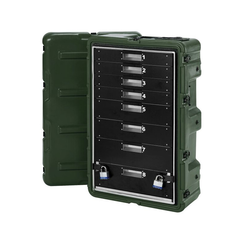 Hardigg Military Koffer für medizinische 472-MEDCHEST3-8D