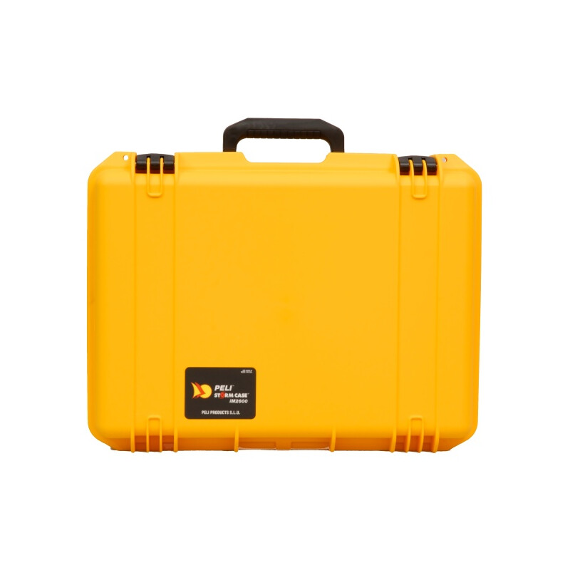 Peli Storm Case iM2600 con schiuma, giallo