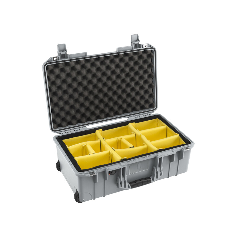Peli Air 1535 Trolley med opdelingssystem, sølv