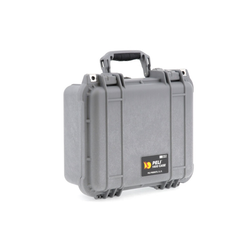 Peli Case 1400 con espuma, plata