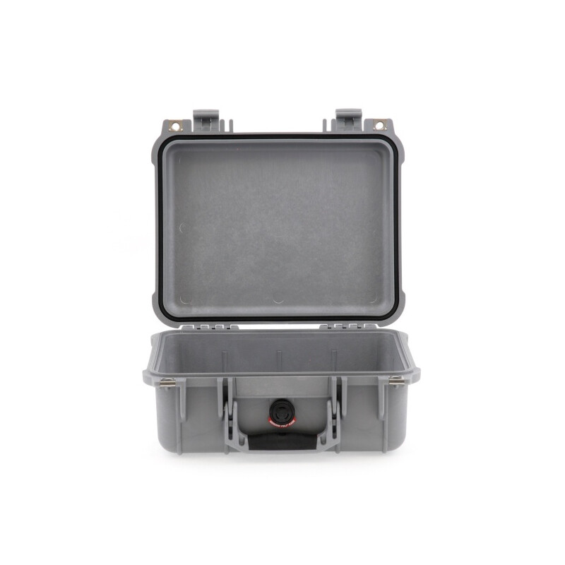 Peli Case 1400 zonder schuim, zilver