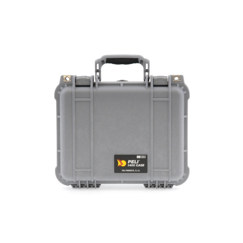 Peli Case 1400 zonder schuim, zilver