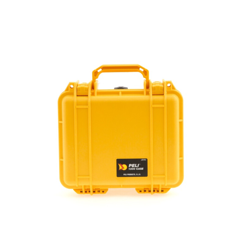 Peli Case 1300 avec mousse, jaune