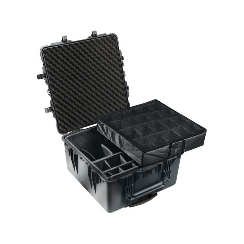 Peli Case 1640 Trolley with divider system, black