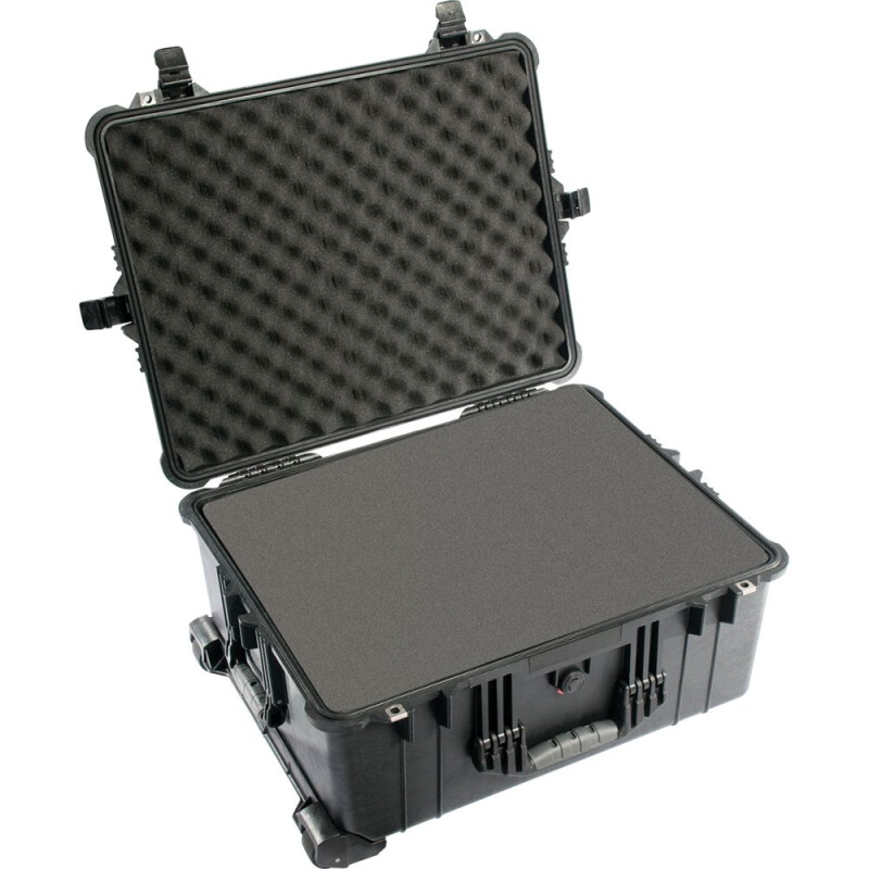 Peli Case 1610 Trolley avec mousse, noir