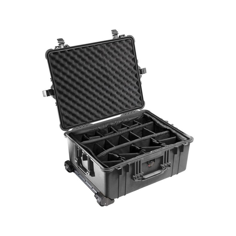 Peli Case 1610 Trolley with divider system, black