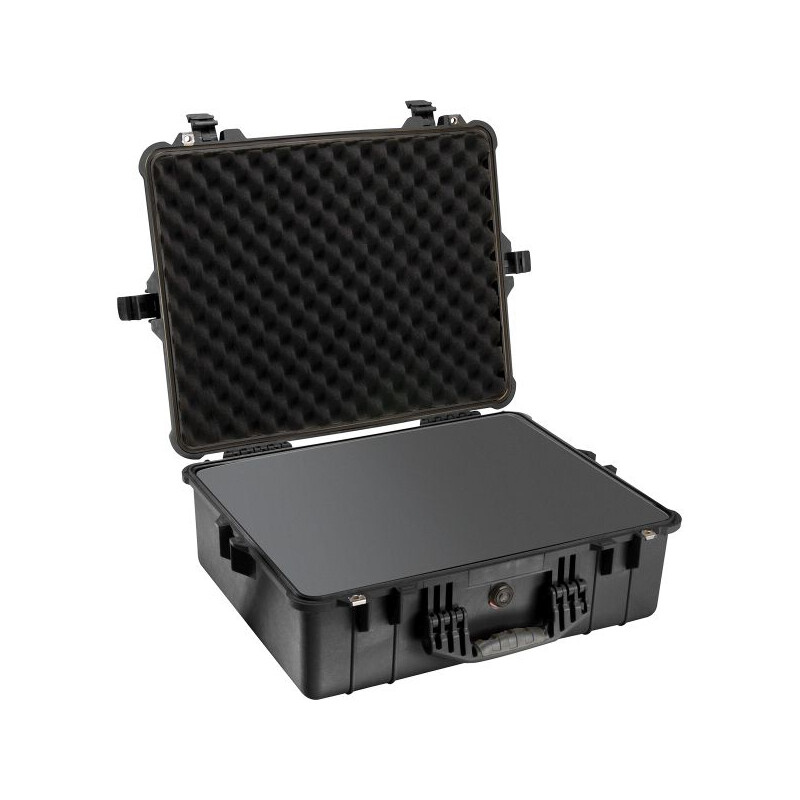 Peli Case 1600 con espuma, negro