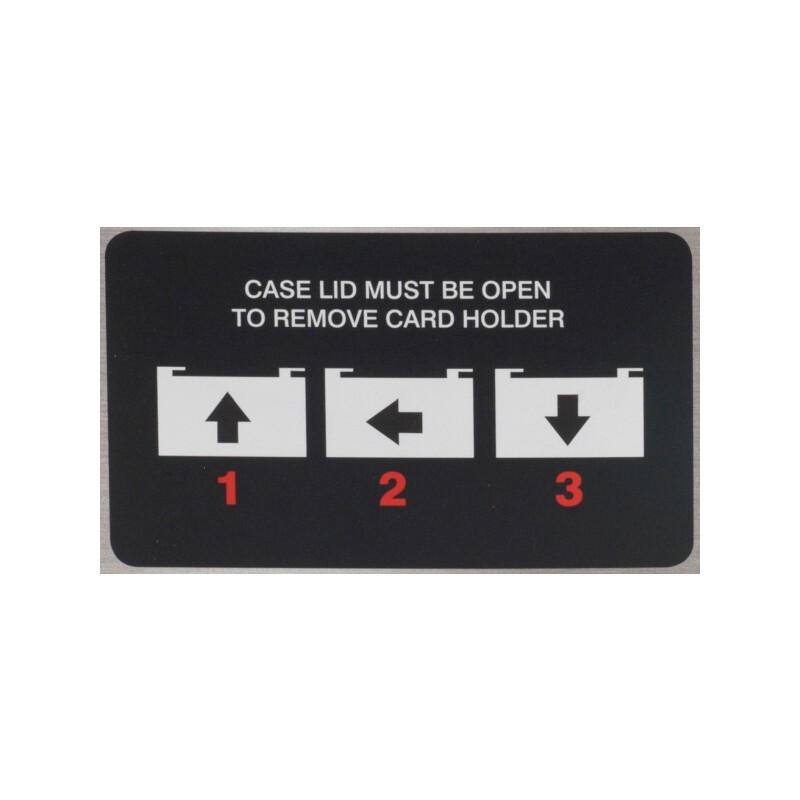Peli Air Case Visitenkartenhalter, Horizontal