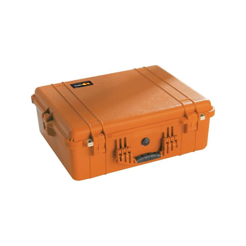 Peli Case 1600 with compartmentalisation system, orange