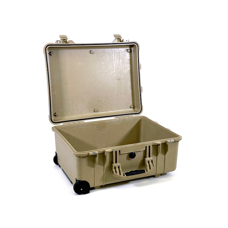 Peli Case 1560 Trolley without foam, desert tan (sand)