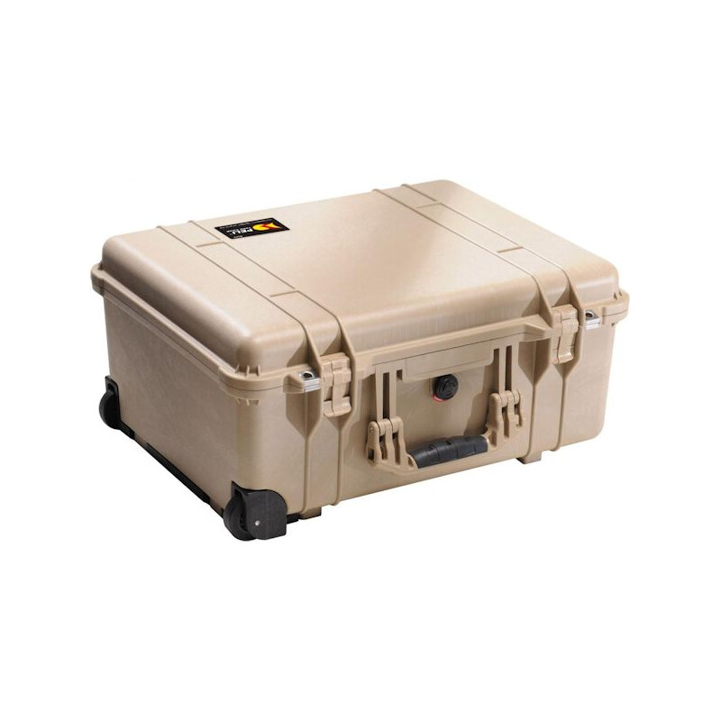 Peli Case 1560 Trolley without foam, desert tan (sand)
