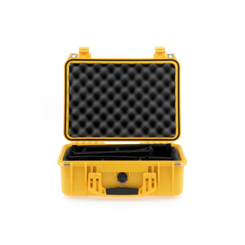 Peli Case 1450 met verdeelsysteem, geel