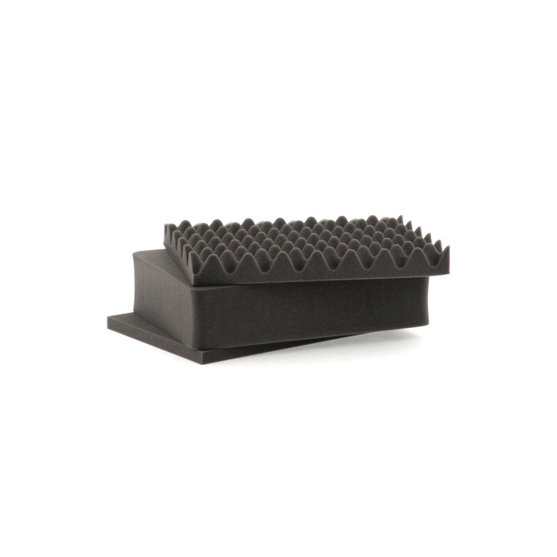 Peli Case 1450 met schuim, zilver