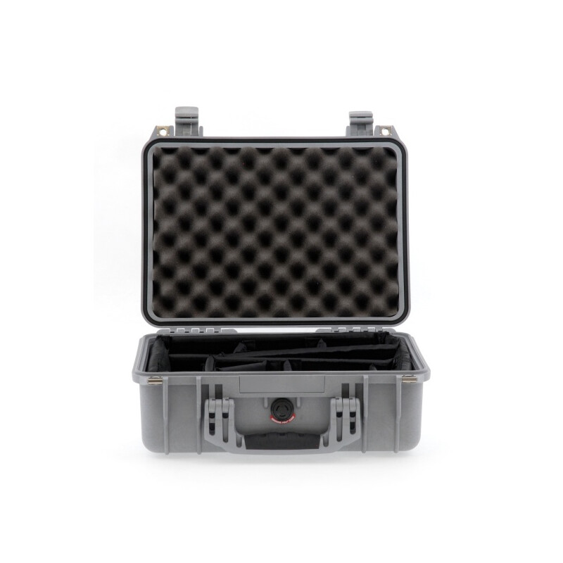 Peli Case 1450 met verdeelsysteem, zilver