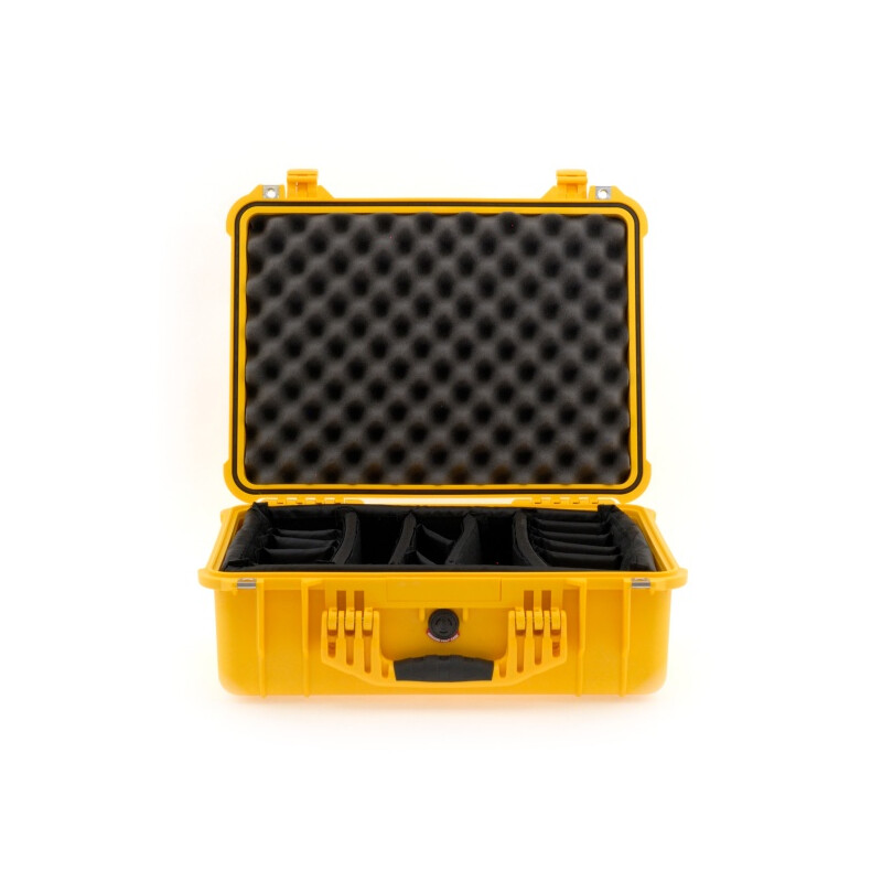 Peli Case 1520 with divider system, yellow