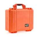 Peli Case 1520 mit Einteilungssystem, orange