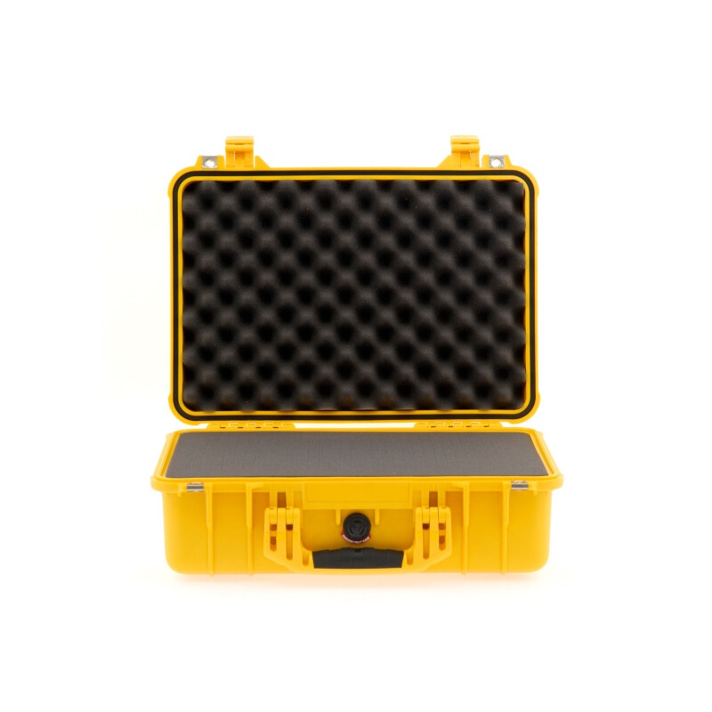 Peli Case 1500 met schuim, geel