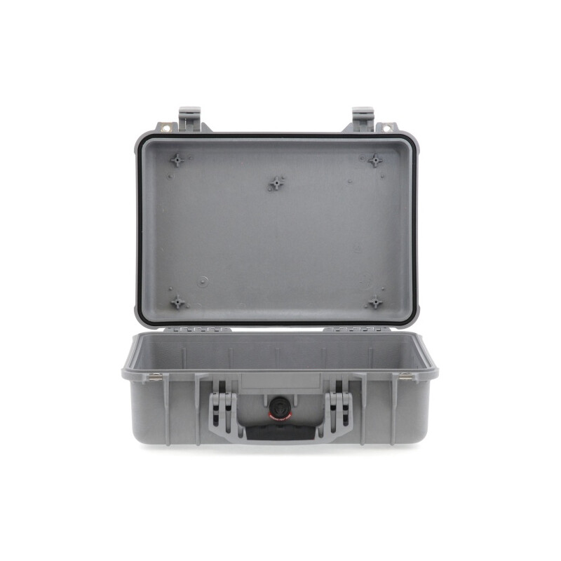 Peli Case 1500 sans mousse, argent