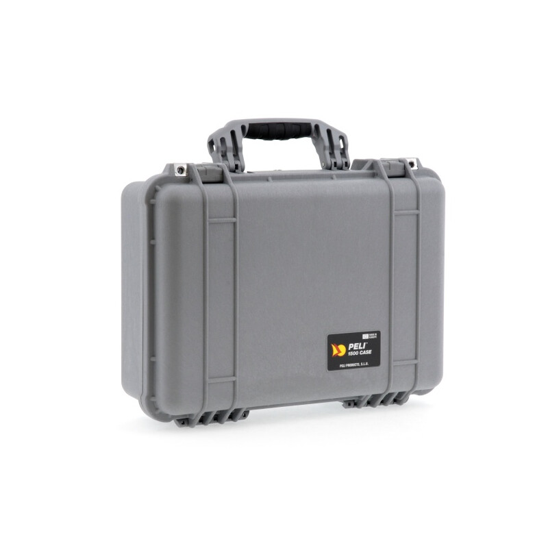 Peli Case 1500 mit Schaum, silber