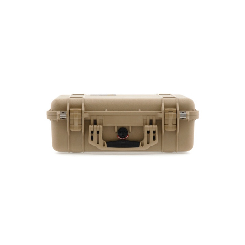 Peli Case 1500 met schuim, desert tan (zand)
