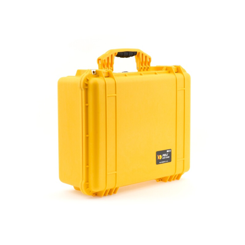 Peli Case 1550 mit Einteilungssystem, gelb
