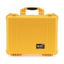 Peli Case 1550 mit Einteilungssystem, gelb