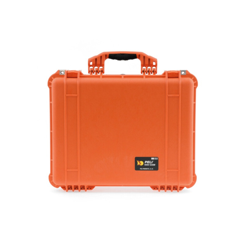 Peli koffer 1550 met schuim, oranje